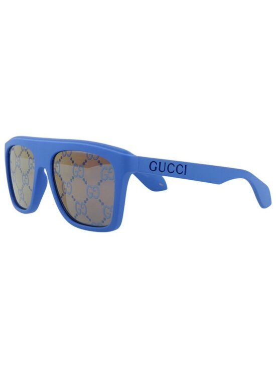 Gucci Accessories - New Gucci Women's Sunglasses Square Rectangle Injection Frame Mens Blue Blue